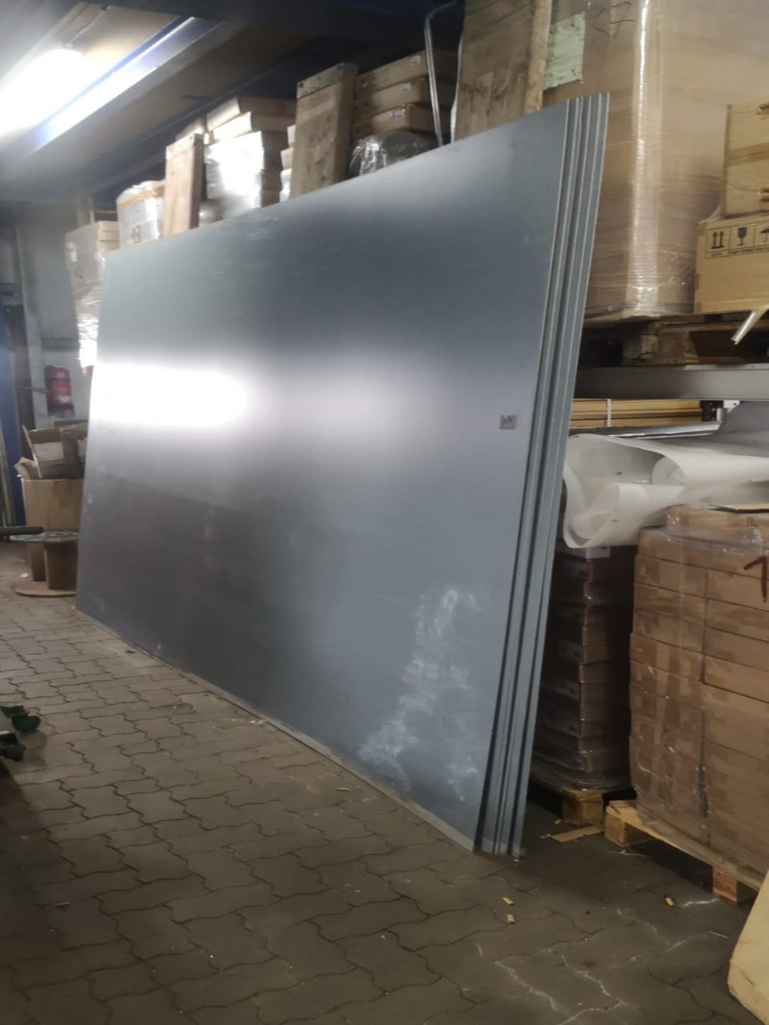 7 Stk. Alu Riffelblech Großformat